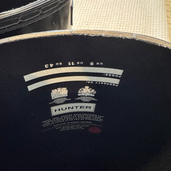 Women's Original Back Adjustable Tall Rain Boots - Glossy Black - Size 11 US - Picture 5 of 13